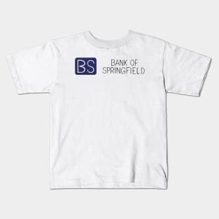 Bank of Springfield Logo Kids T-Shirt